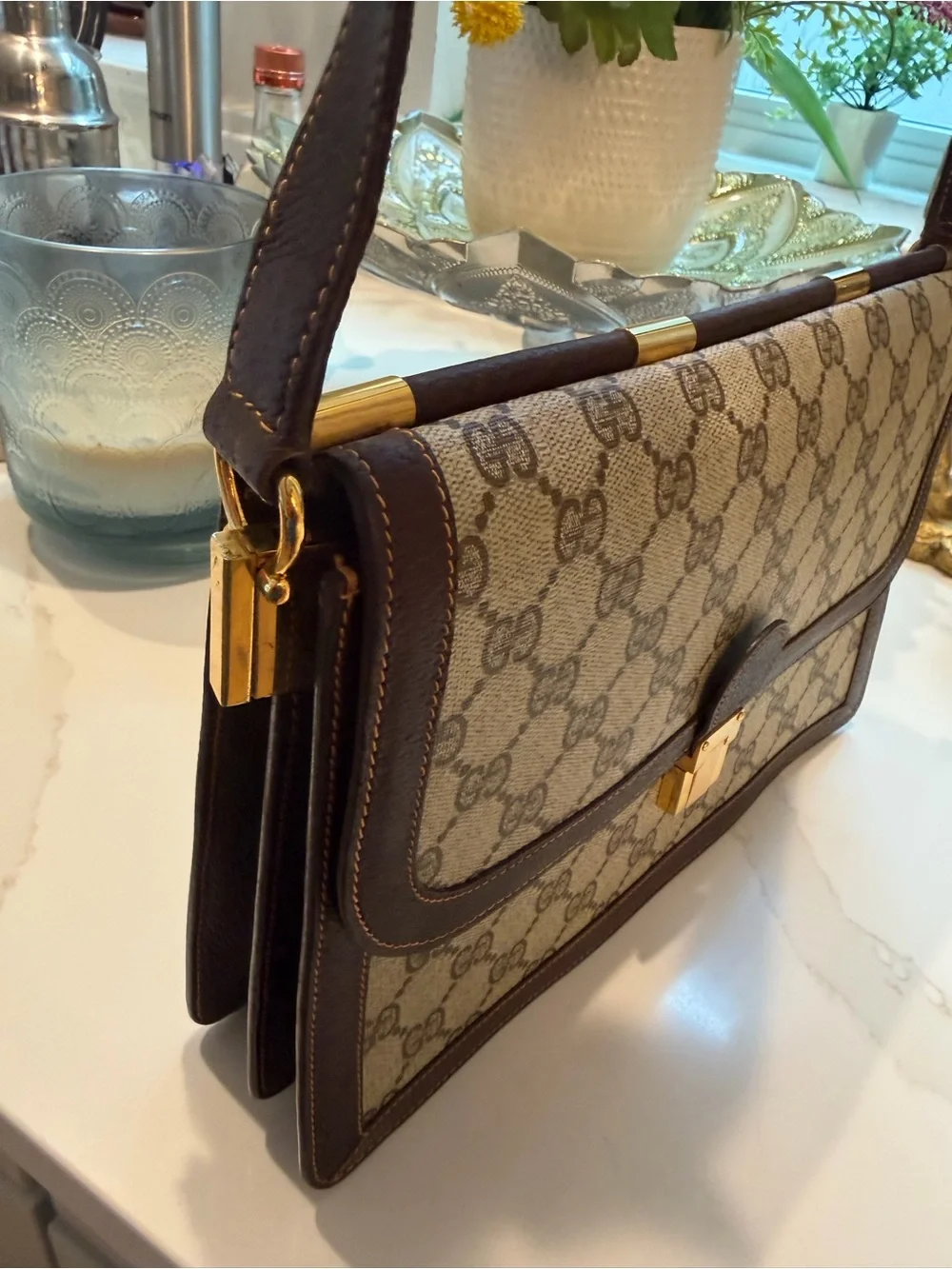 Authentic Gucci GG Canvas Bag